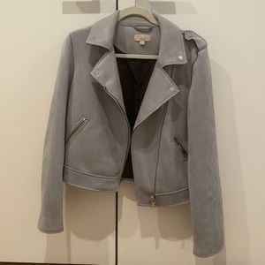 NWOT suede Moto jacket